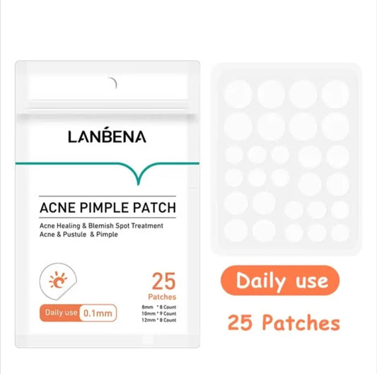 LANBENA Acne Pimple Patch – Usage de Jour (0.1 mm | 25 patches)