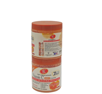 Vitamin C Salt Scrub Body Shower Cream