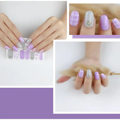 3D Bronzing Nail Art Stickers