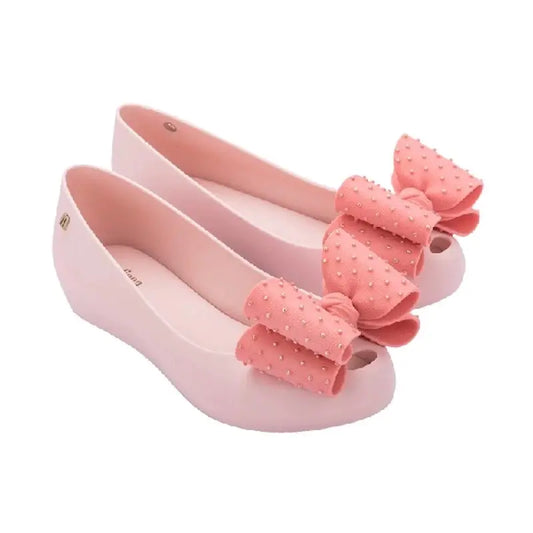 Women's Bowknot Pumpkin Flat Heel Sandals