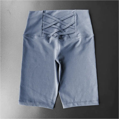 European American Women's Yoga Five-Point Running Shorts