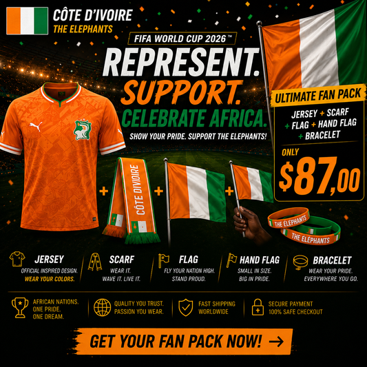 IVORY COAST ELEPHANTS SUPPORTER ACCESSORY