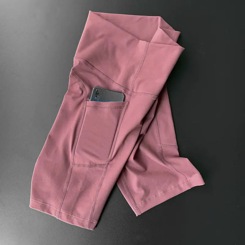 European American Women's Yoga Five-Point Running Shorts