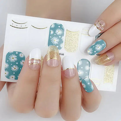 3D Bronzing Nail Art Stickers