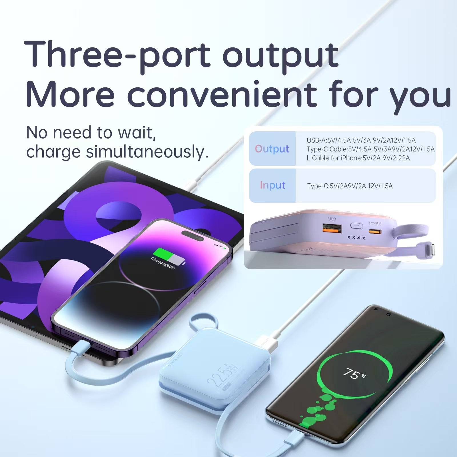 PowerBank SlimFast 10.000 mAh
