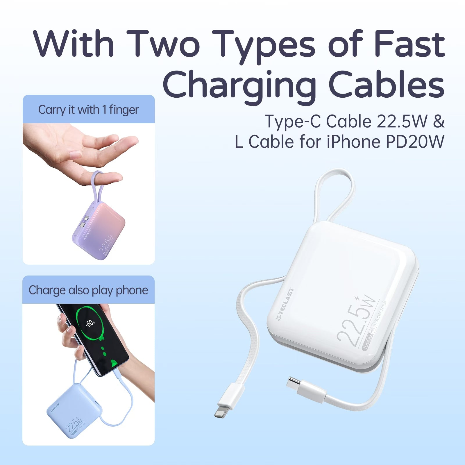 PowerBank SlimFast 10.000 mAh