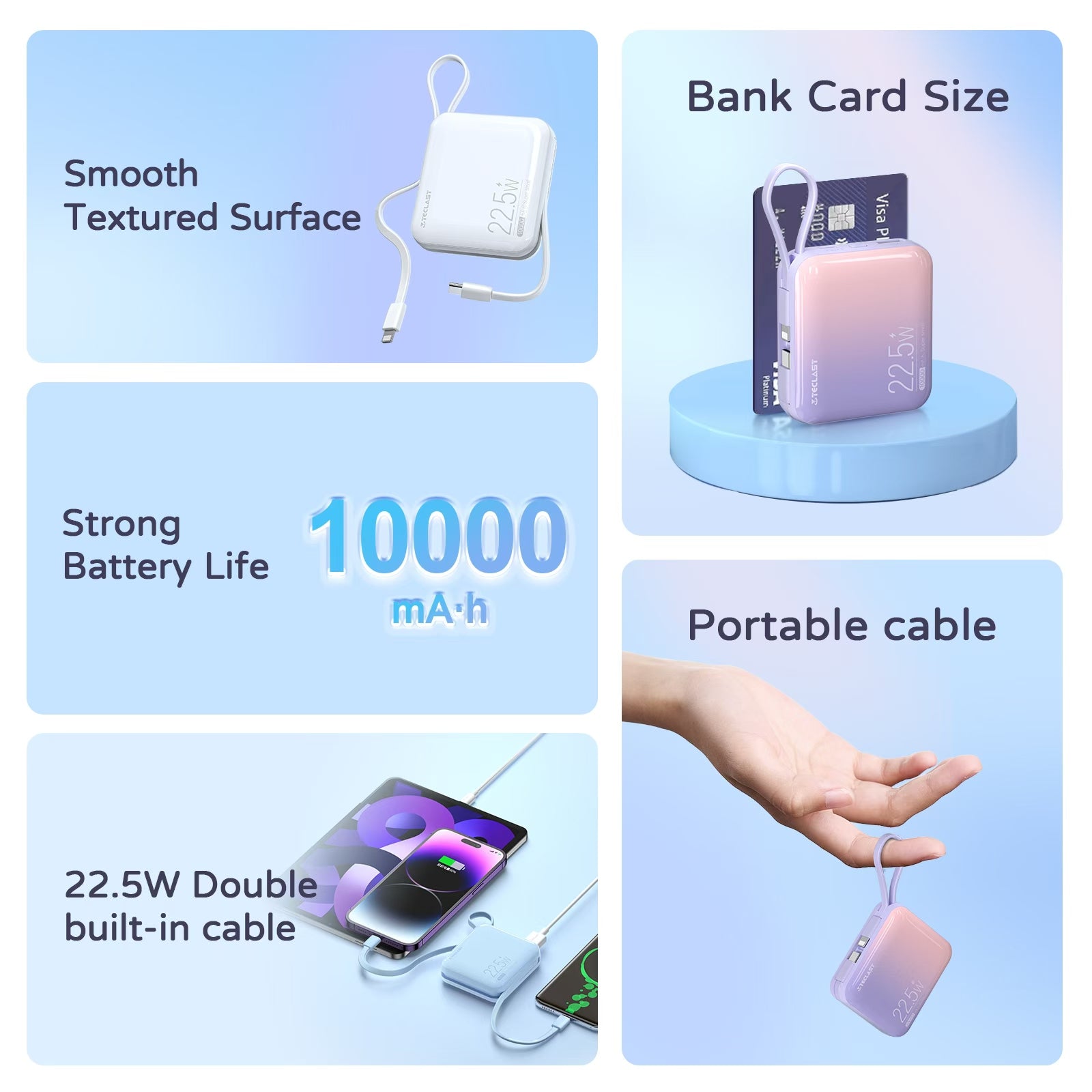 PowerBank SlimFast 10.000 mAh