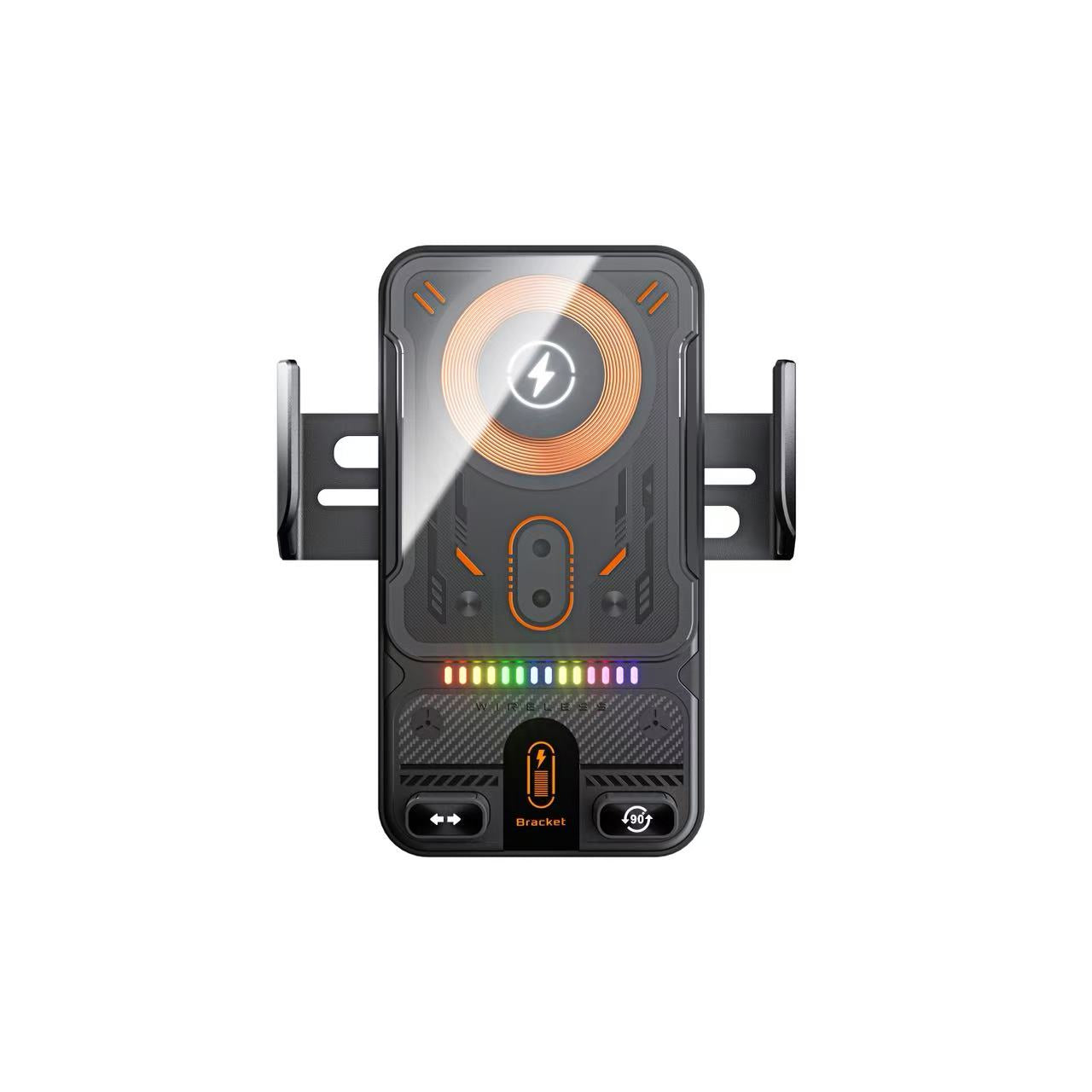 Smart Car Holder with Wireless Charger & RGB LED