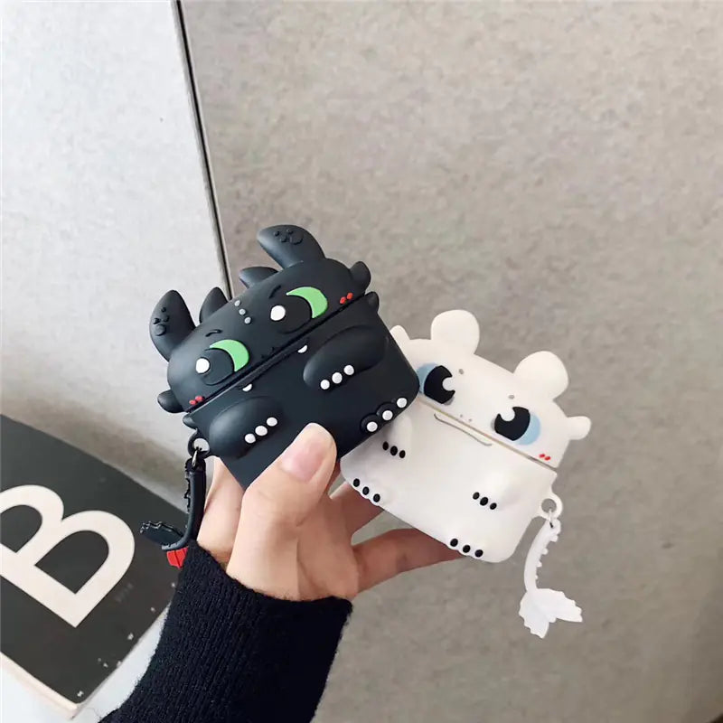 Cartoon Dragon Silicone Case for AirPods Pro 3