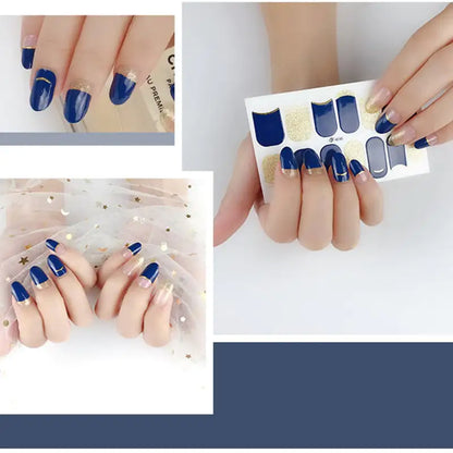 3D Bronzing Nail Art Stickers