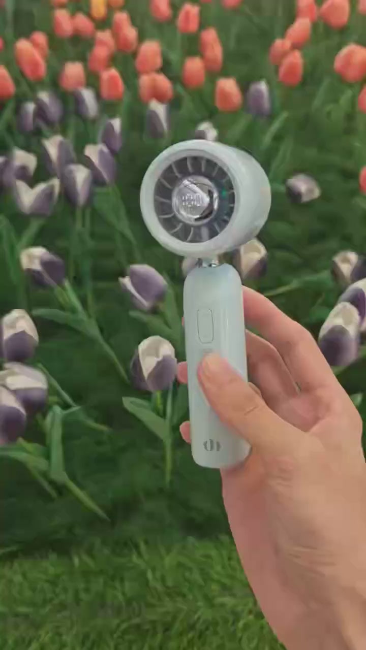 Daimulife Portable Turbo Fan, 3 IN 1 High Speed Handheld Fan, 1-100 Stepless