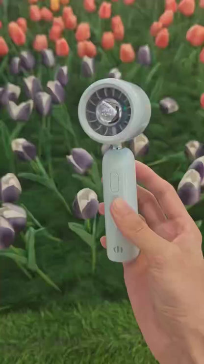 Daimulife Portable Turbo Fan, 3 IN 1 High Speed Handheld Fan, 1-100 Stepless