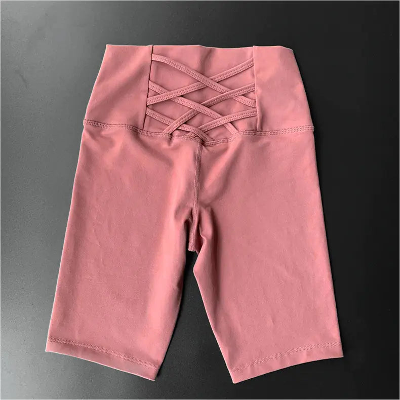 European American Women's Yoga Five-Point Running Shorts