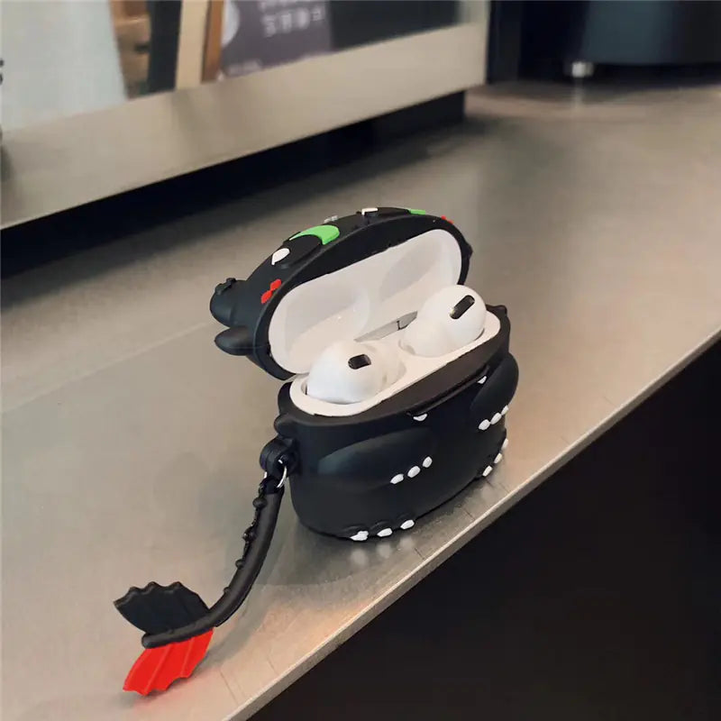 Cartoon Dragon Silicone Case for AirPods Pro 3