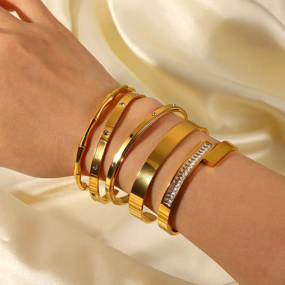 Vintage Stainless Steel Bracelet for Women's Fashion